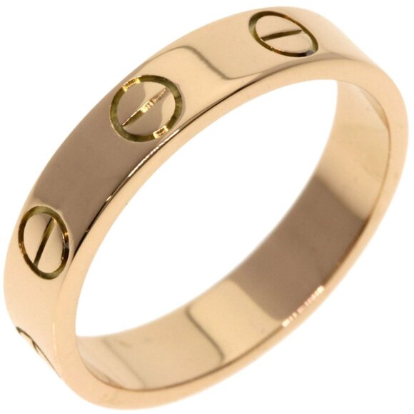 CARTIER 18k Rose Gold Love Ring #48 - Picture 2 of 7